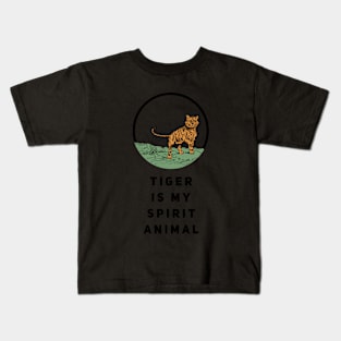 Tiger Is My Spirit Animal Kids T-Shirt